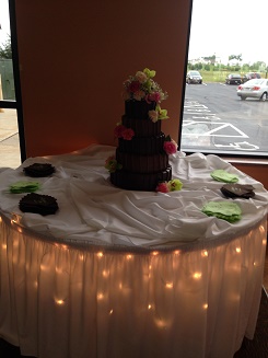 Cake Table Lighting - Event Rentals - Lighting for Wedding Cake Table